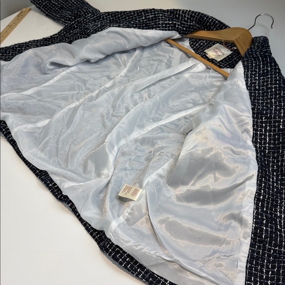 Autres Filles Dark Blue Textured Blazer Size Large - Picture 7 of 7